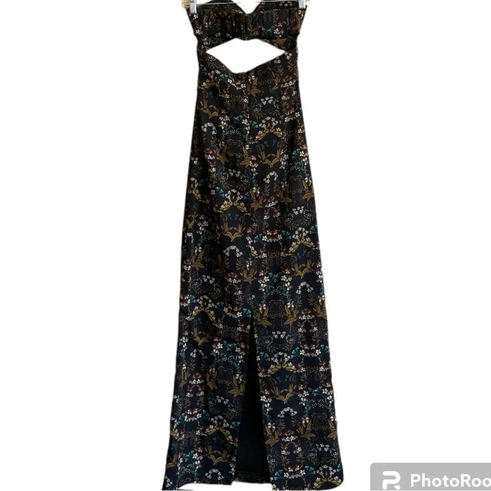 Nightwalker Floral Strapless Boho Maxi Dress Size XS - Image 3