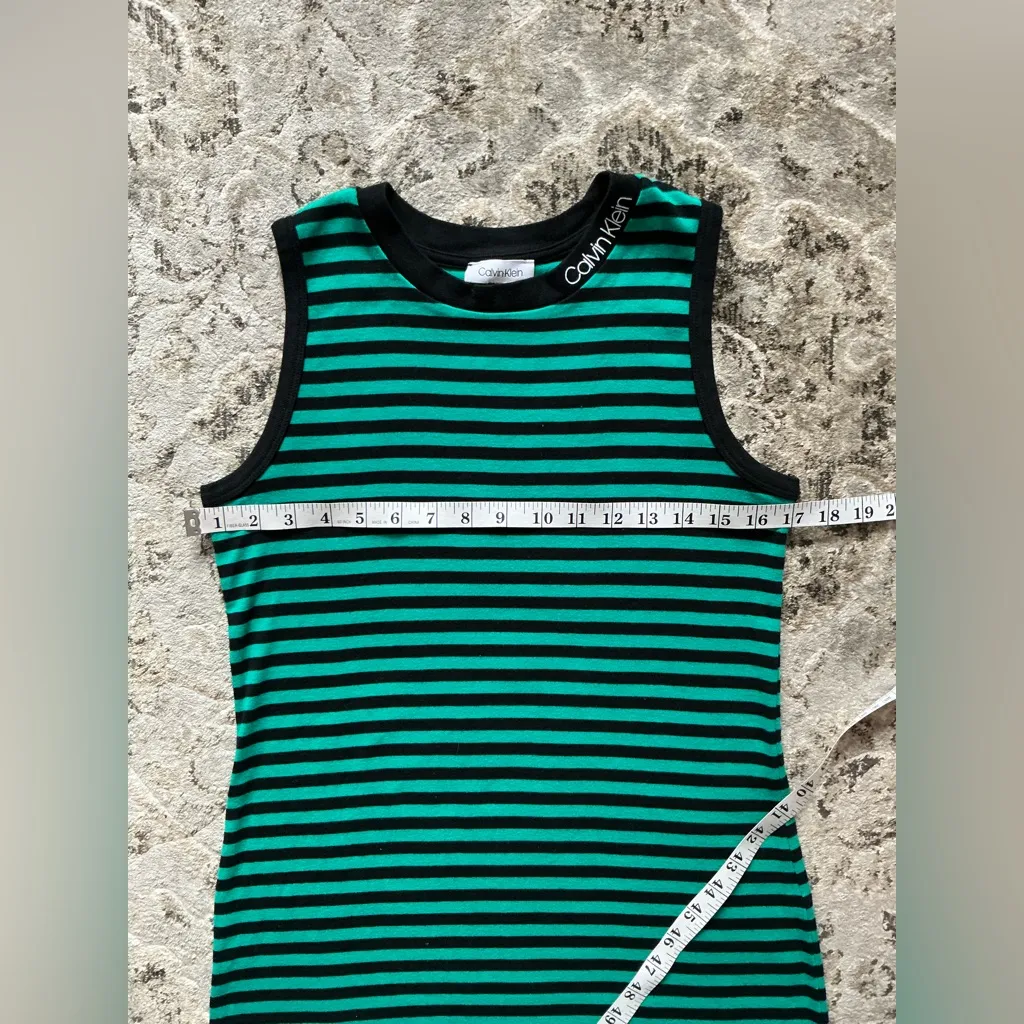 Cute CALVIN KLEIN casual dress💚🖤💚 - Image 9
