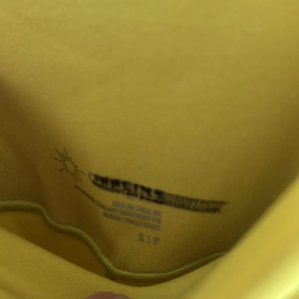 American Eagle Aerie Offline 7/8 Legging Smocked Sides Yellow Soft Small - Image 5