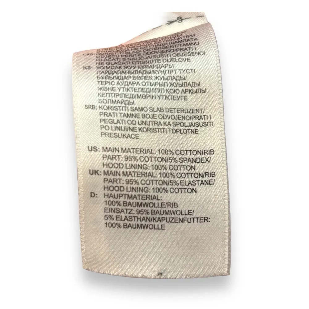 Adidas Originals Sweatshirt‎ Hoodie Womens Small XS Trefoil Graphic Pocket Red - Image 6