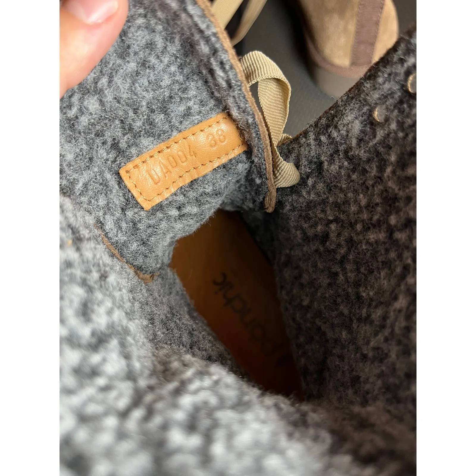 New‎ Panchic Women's Ankle Boots Suede Sneakers Lace Up Size 38, US 8 - Image 7