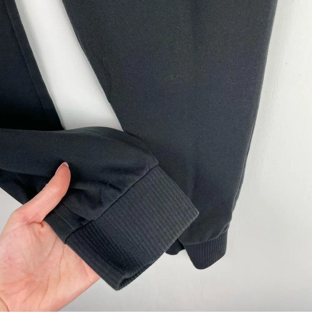 E.L.I J’envie Peruvian Pima Cotton Luxary Yarn Tapered Jogger Casual Pants Black Size L - Image 7