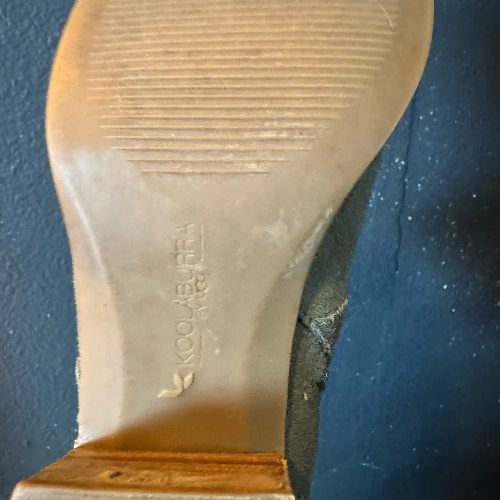 Koolaburra by Ugg Green Ankle Suede Heeled Ankle Booties - Image 7