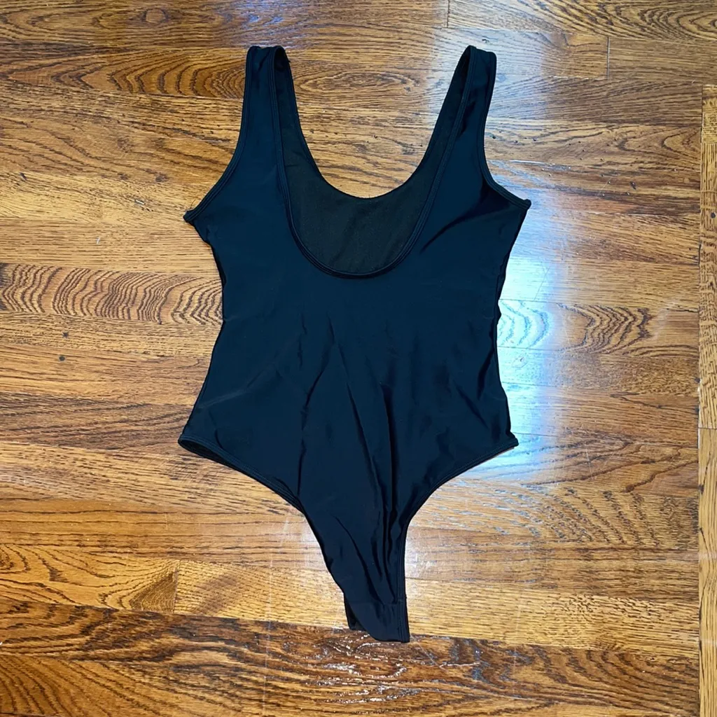 Bachelorette the party swim suit black large etsy - Image 2