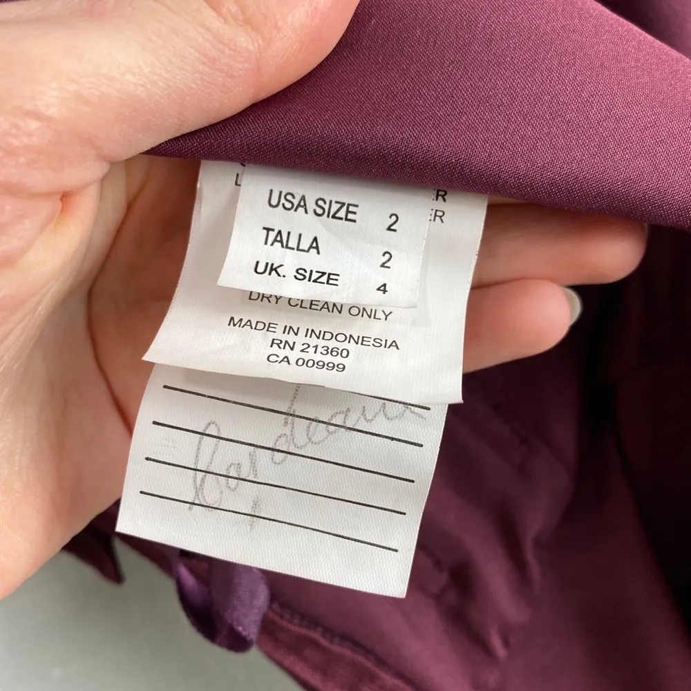 Morilee Chiffon Bridesmaids Dress with Off-the-Shoulder Ruffle Detail Bordeaux - Image 7