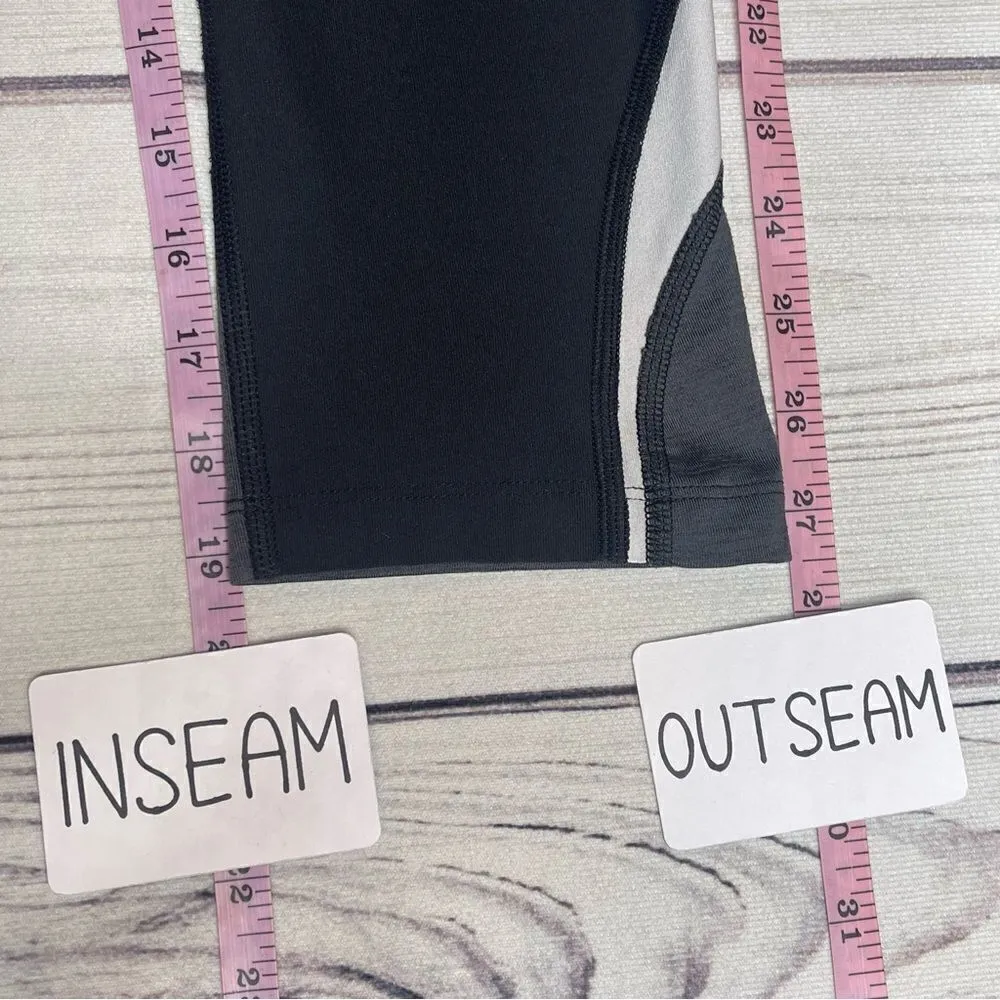 Nike Dri Fit Cropped Leggings Waist Band Women Size XS Fitness Running Active - Image 3