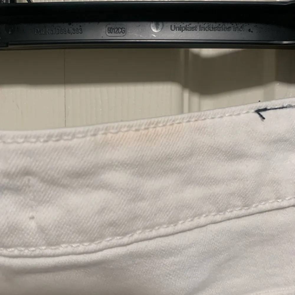 Talula White Denim Raw Hem Shorts - Image 6