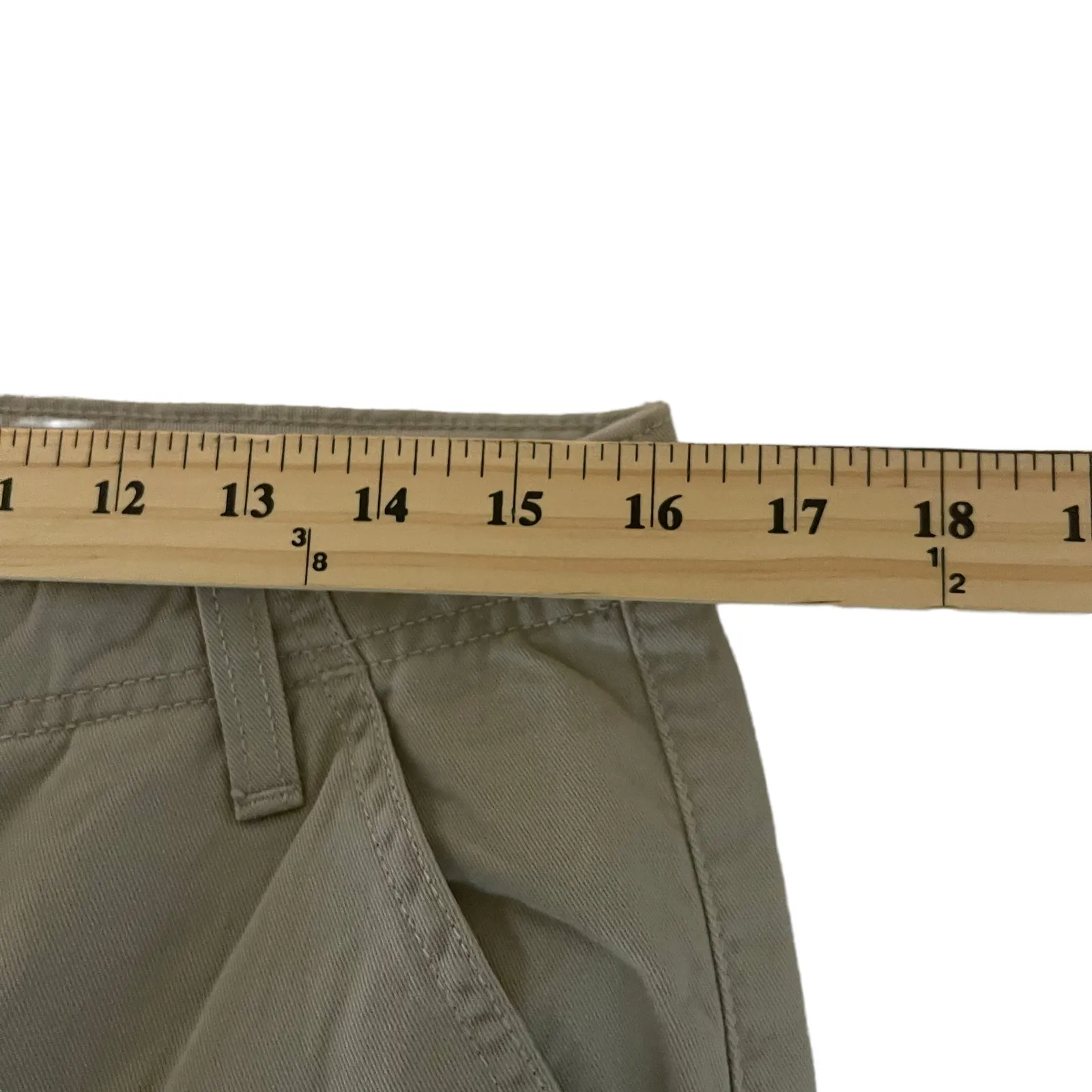 Bongo Y2k Juniors‎ Size 11 Baggy Lowrise Khaki Skater Bootcut Pants - Image 8