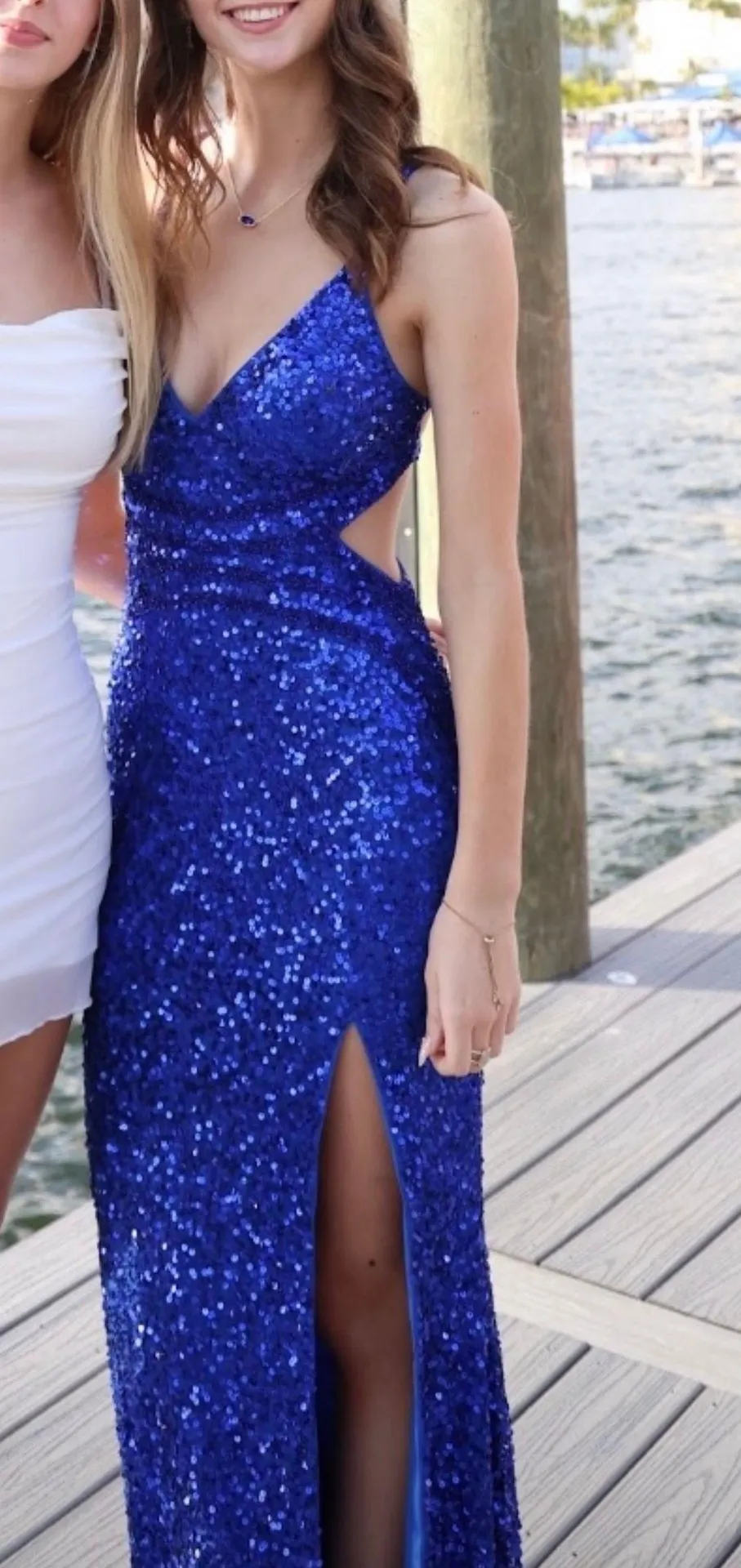 Paul Rekhi prom dress Blue Size 0 - Image 2