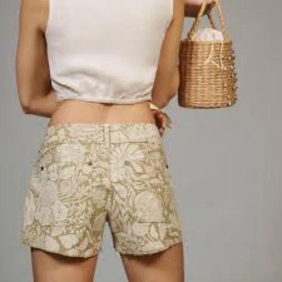 Anthropologie Floral Blooming print The Wanderer‎ Shorts size 32 - Image 3