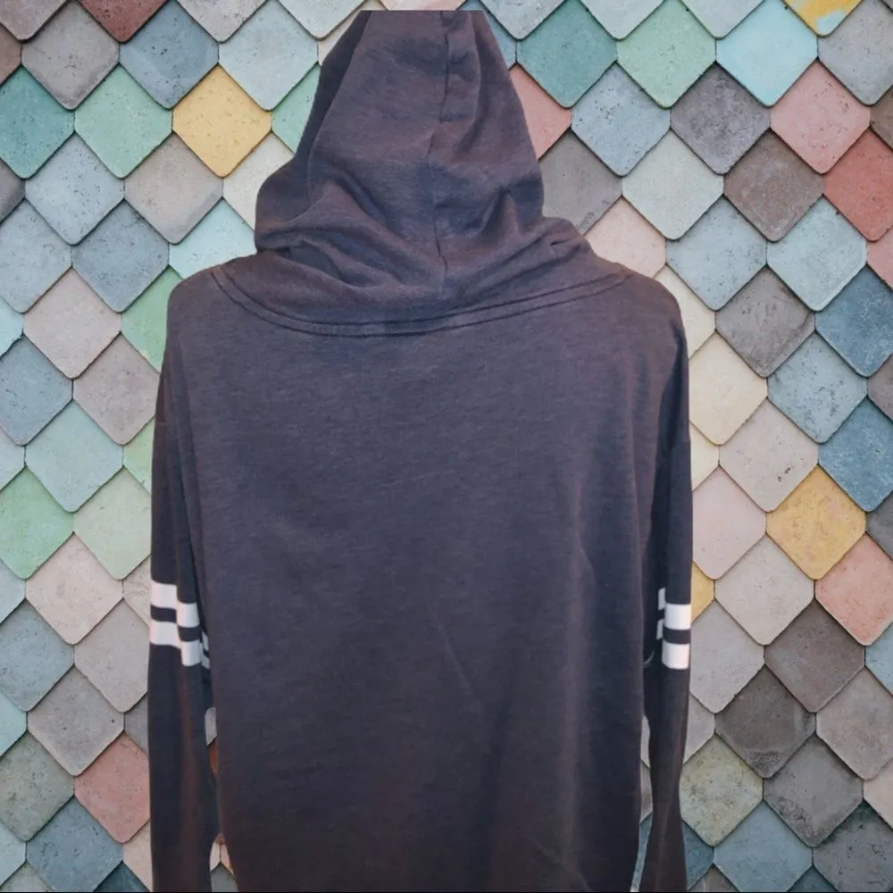 Pink brand pull over zip up hoodie sweatsh… - Image 5