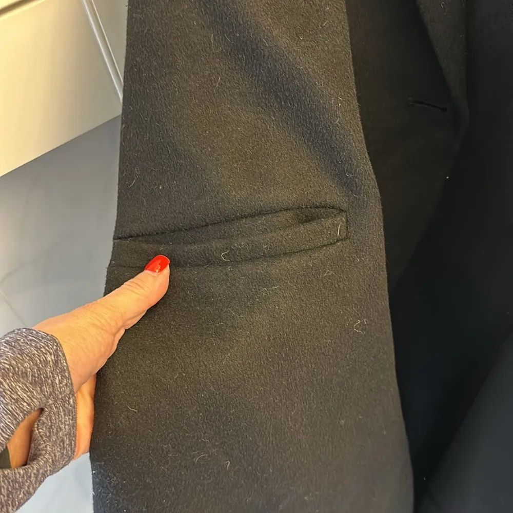 Nanette Lepore wool poly long coat XL - Image 6