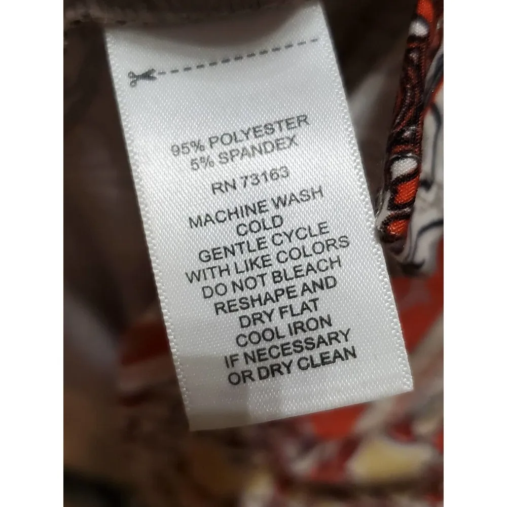 Mellisa Paige Women's Polyester V-Neck Short Sleeve Knee Length Dress Size XL - Image 10