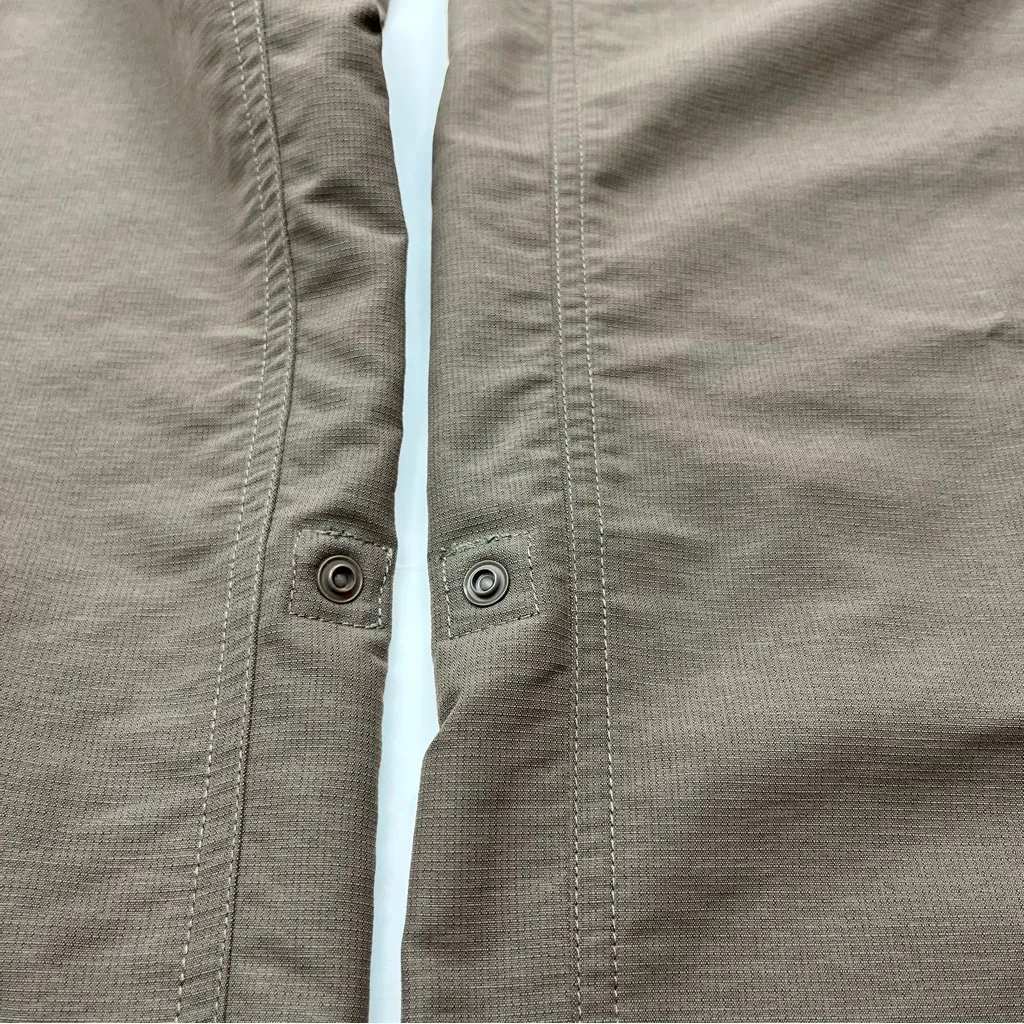 The North Face Nylon Convertible Pant Womens 10 Regular Brown Green‎ Hiking Pant - Image 8