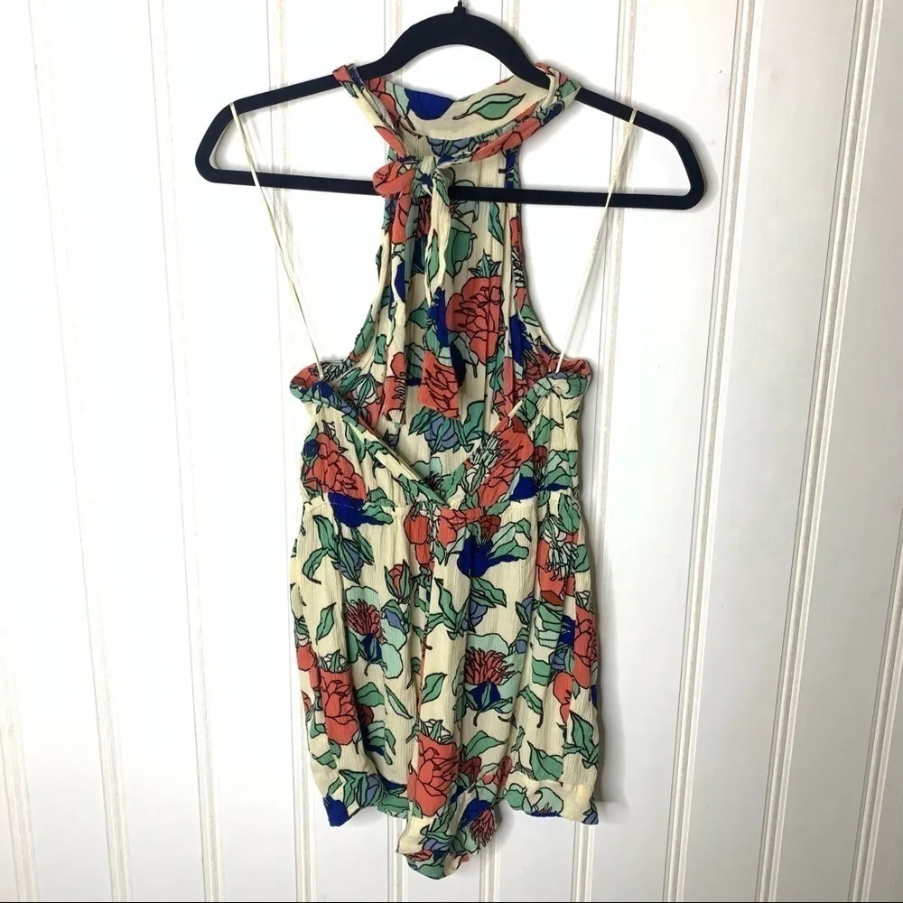 Revolve TAVIK Lucia open back floral romper 307 - Image 4