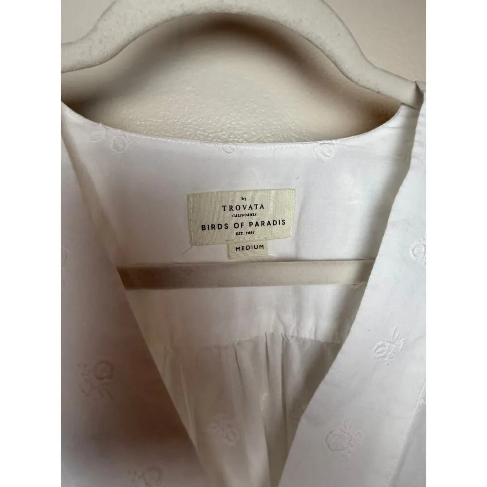 Trovata Neve Shirt, Broderie Anglaise Sz. M White Size M - Image 8