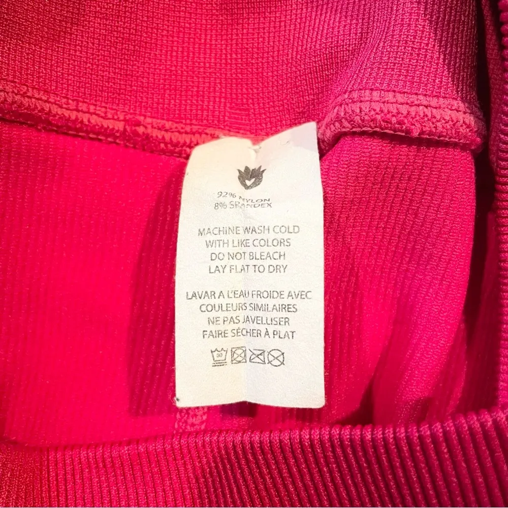 Self Love Ribbed Leggings in Magenta Pink Extra Small/Small - Image 6