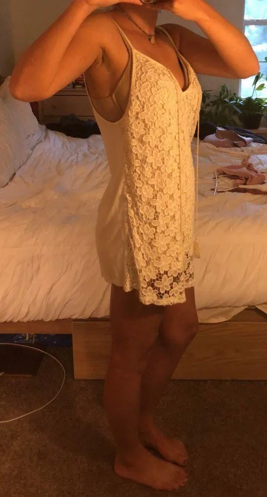 Off-White Floral Sundress - Image 2