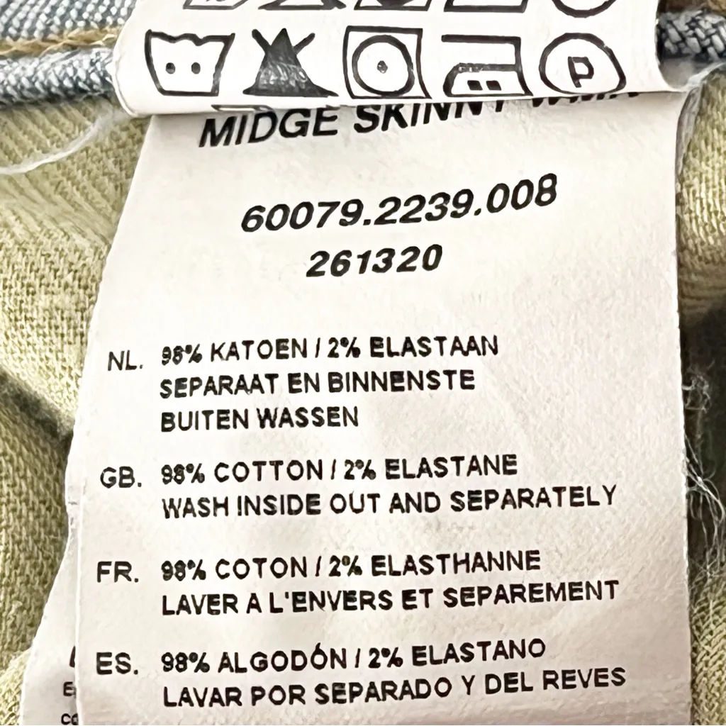 G-STAR Midge Light Wash Ripped Distressed Five Pockets Skinny Jeans Size 28 - Image 4