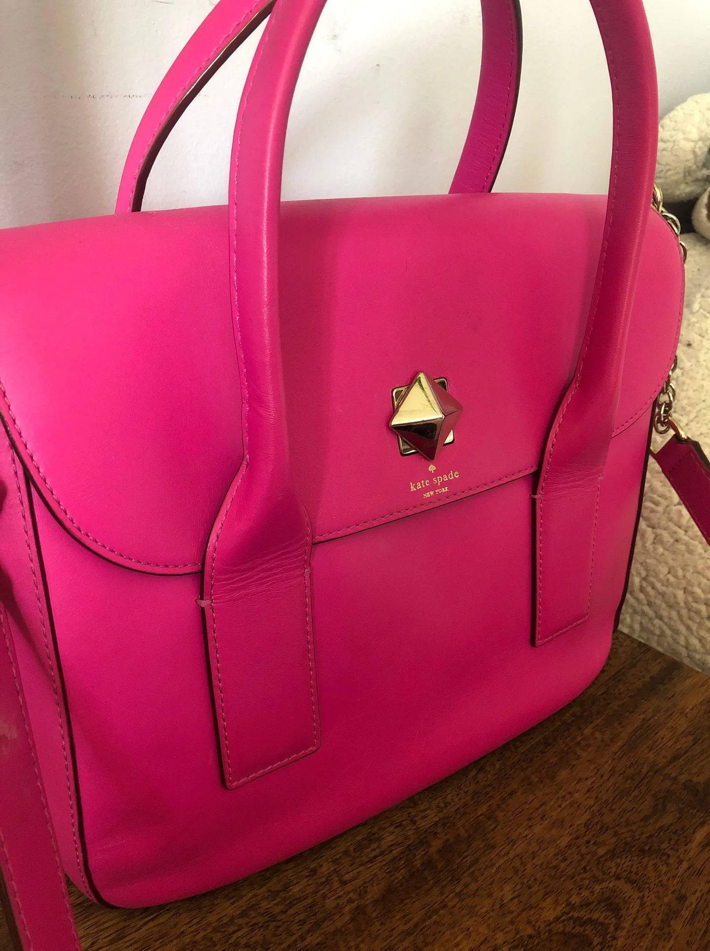Hot Pink Crossbody Purse - Image 2