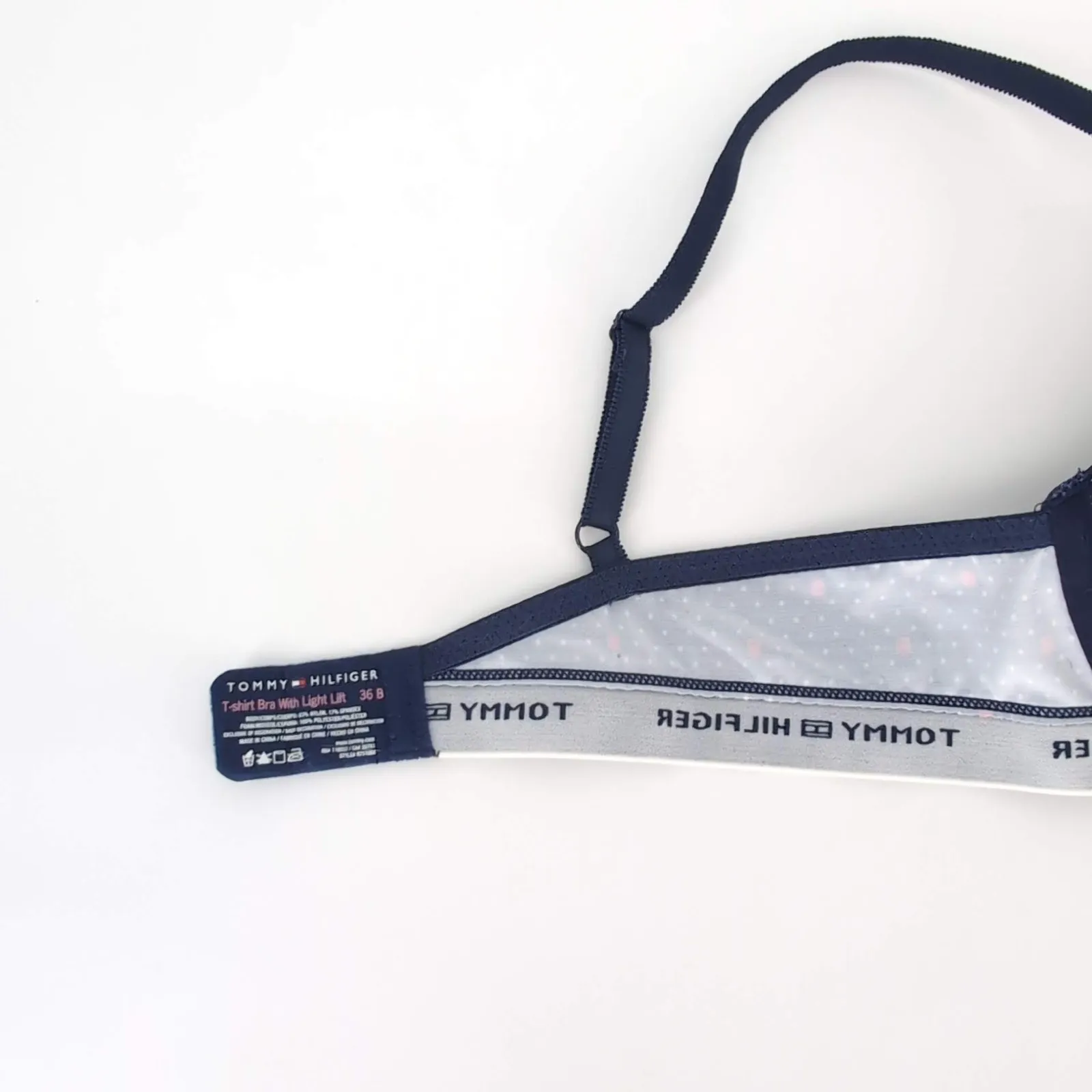 Tommy Hilfiger Dark Blue T-Shirt Bra With Light Lift - 36B - New without Tags - Image 13