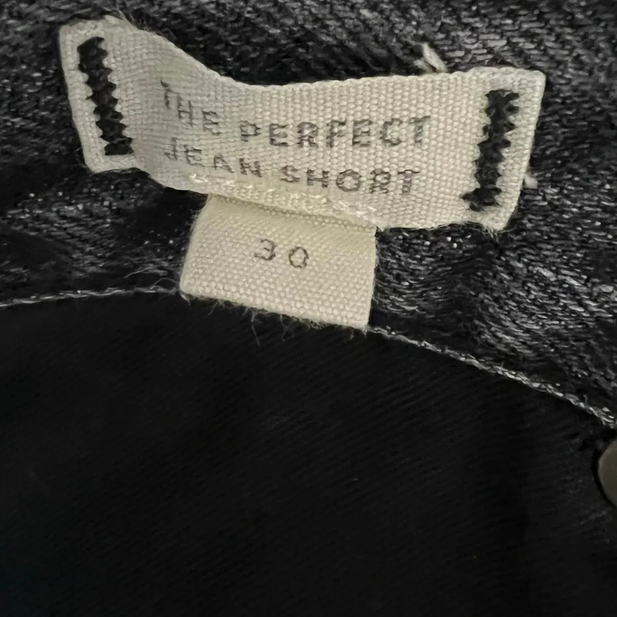 Madewell The Perfect Vintage Shorts Womens 30 Black Colston Wash Denim 90s - Image 8