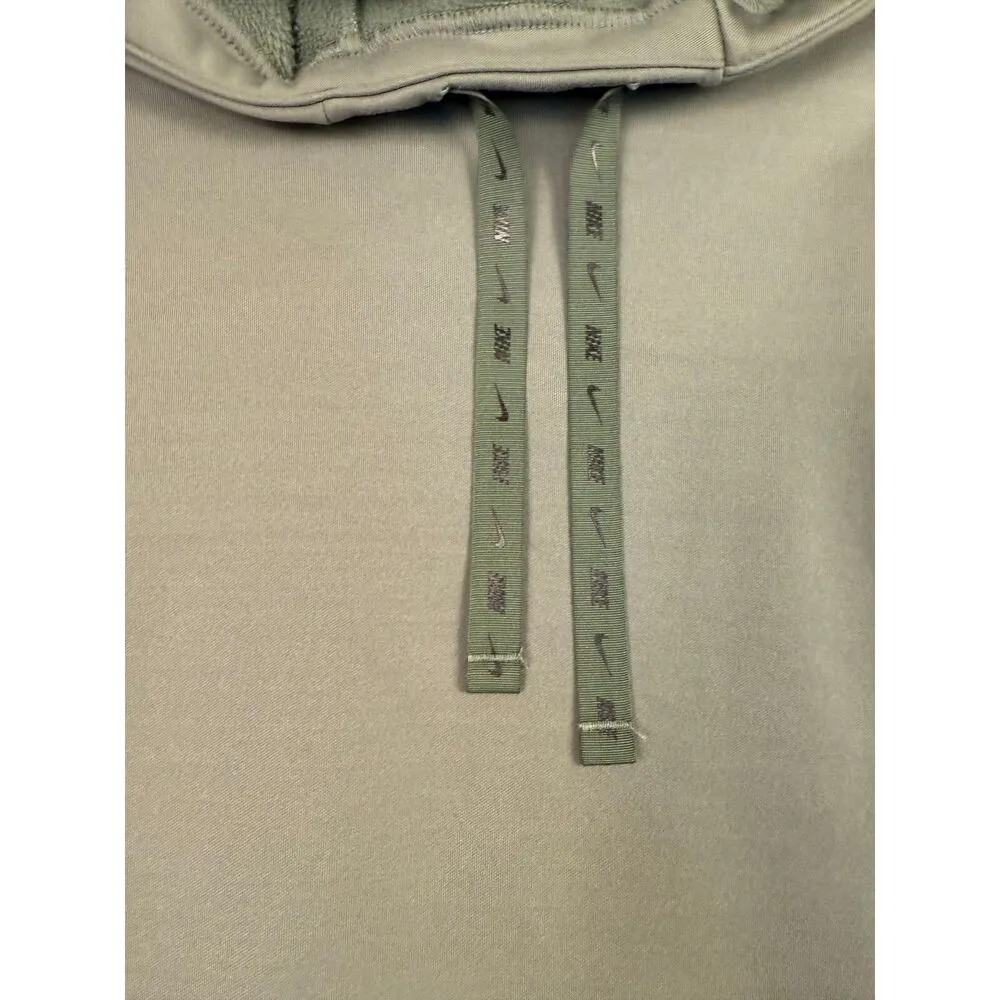 Nike Hoodie Women Gray Sweatshirt Sweater Dri Fit Performance Heather Size Large - Image 3