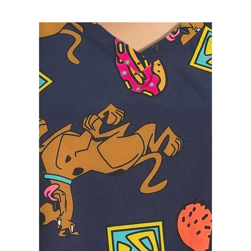 Scooby Doo Novelty Scrub Top Size XS Blue - Image 5