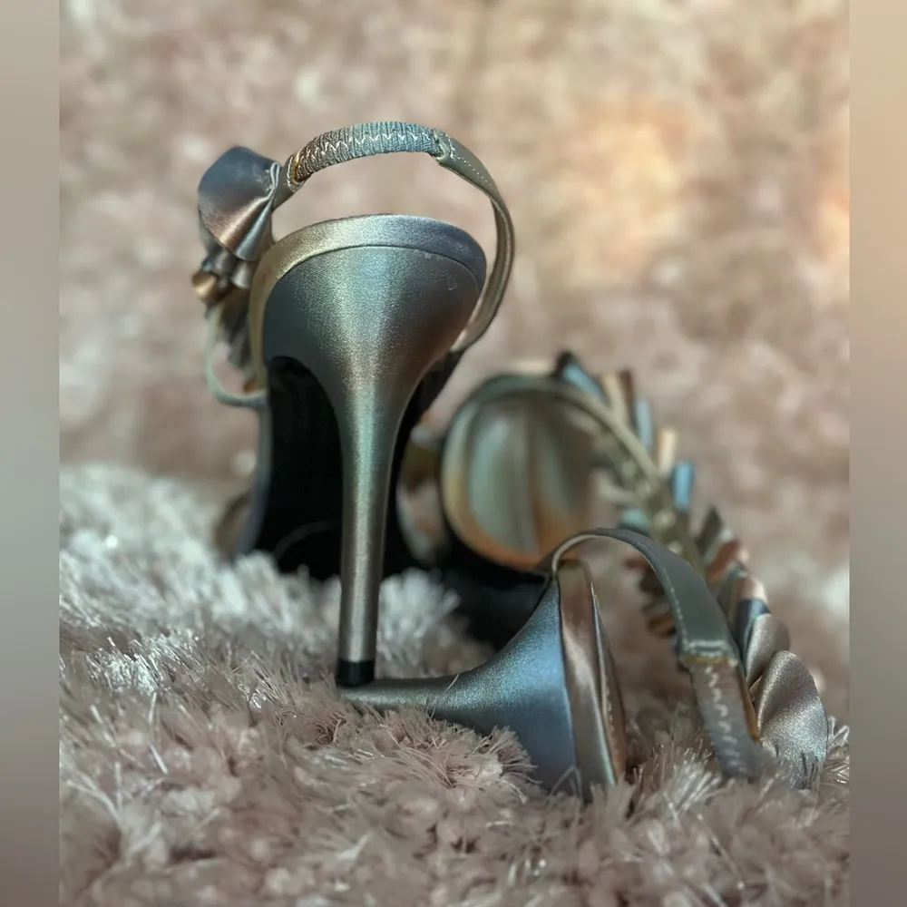 Nina New York Strappy Open Toe High Heels Womens Size 8.5 Pumps - Image 6