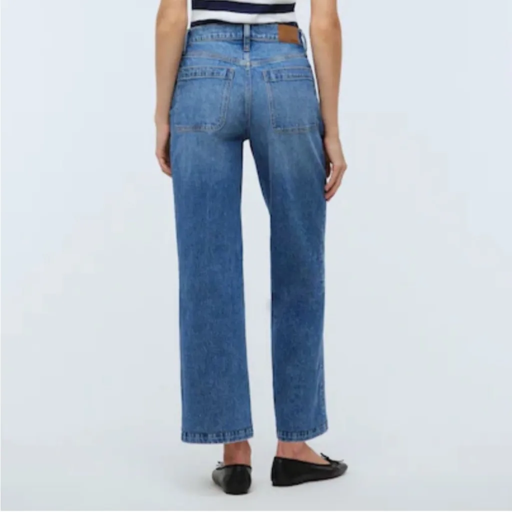 Madewell The Perfect Vintage Wide-Leg Full Length Jean Patch Pocket Edition - Image 2
