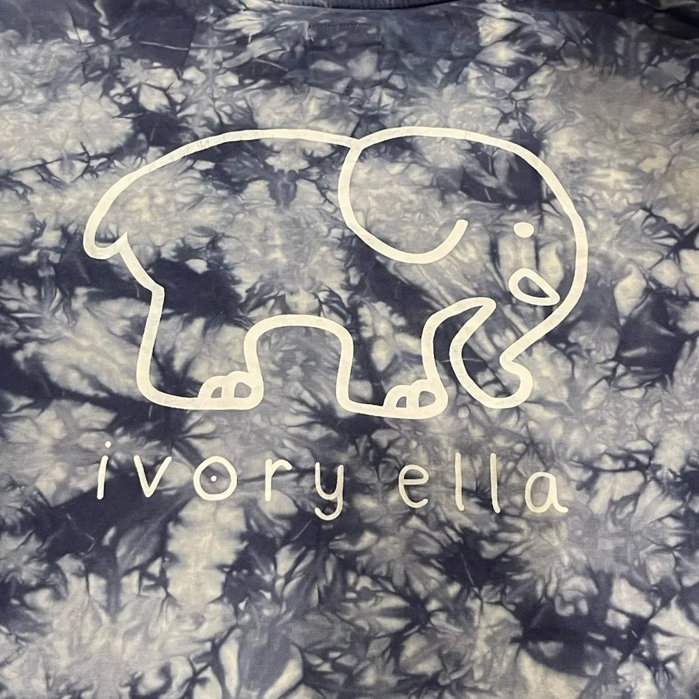 blue crystallized elephant tie dye short sleeve shirt S - Image 13