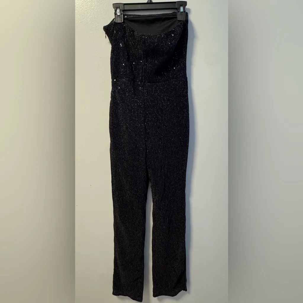 Wild Fable Black Sequin Jumpsuit - Image 2