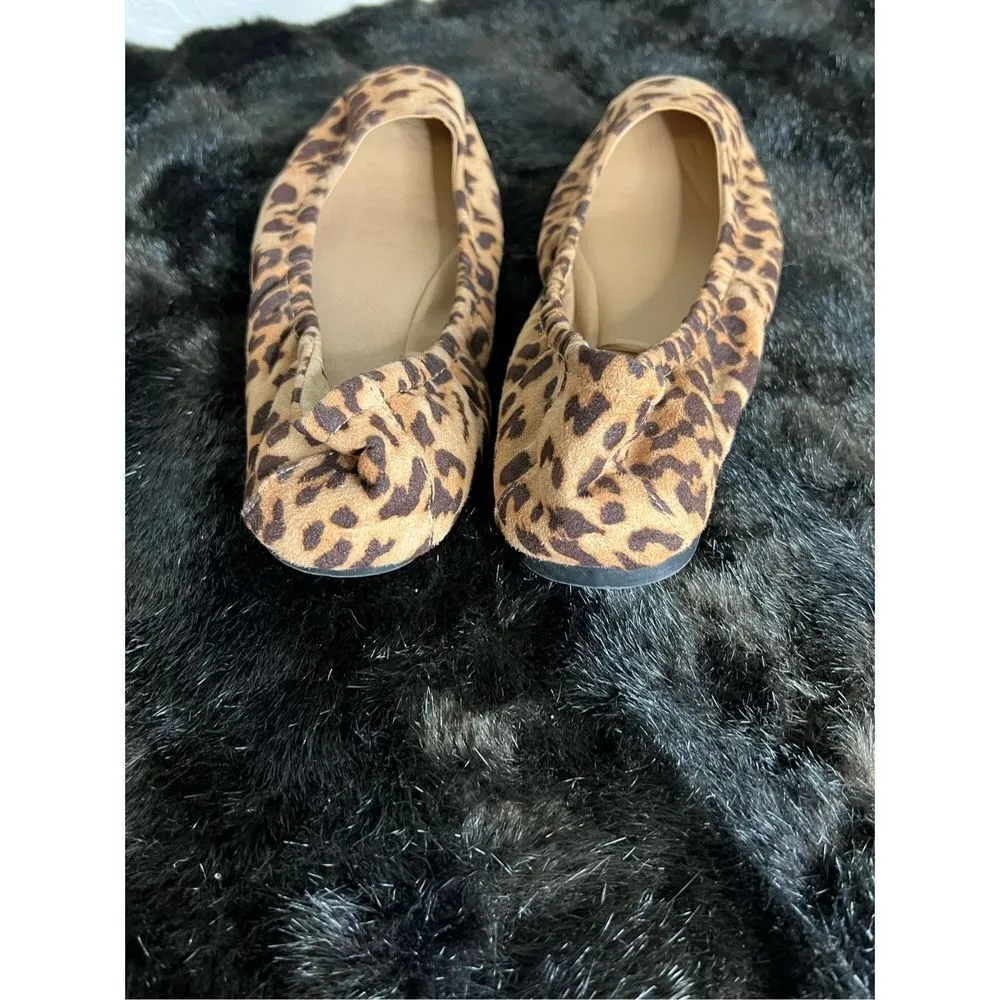 Torrid leopard cheetah print ballet flats 7w 7 w - Image 6