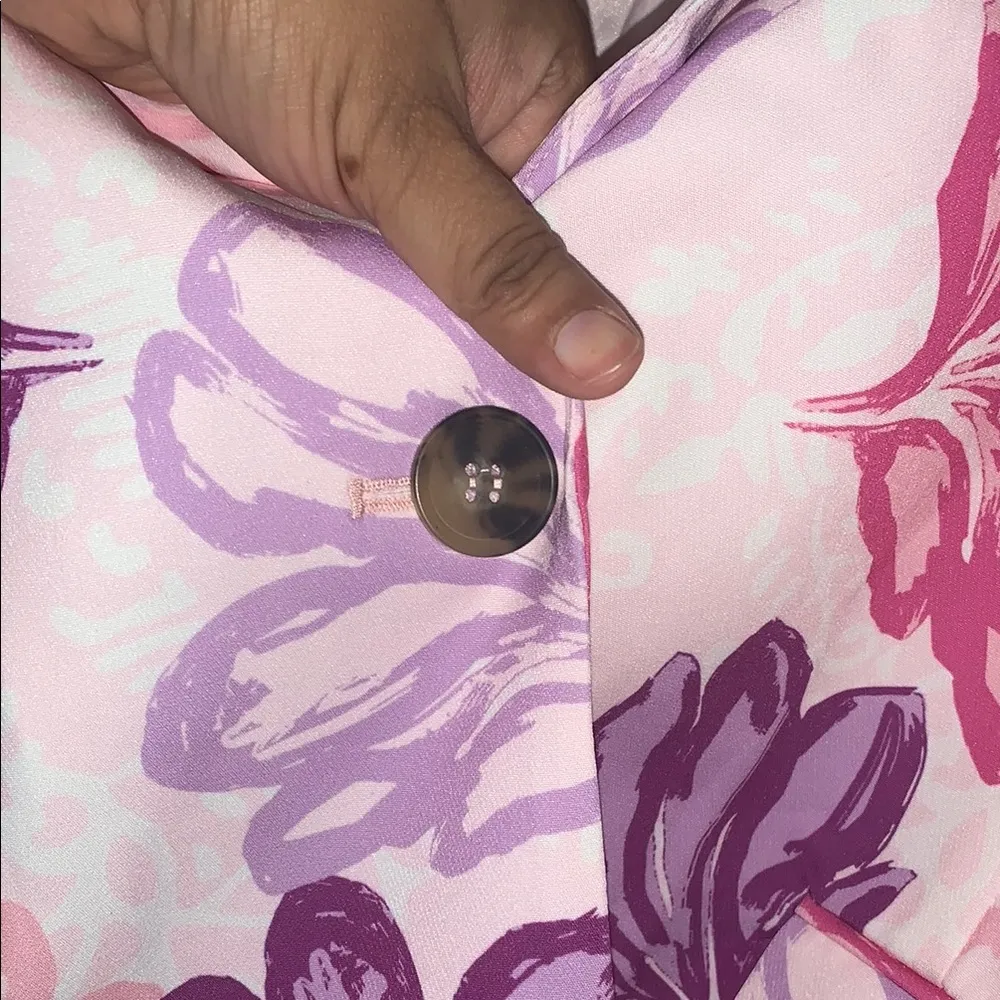 Kathy Ireland women’s fashion 360 Floral Pink and Purple Blazer 2x NWT - Image 7