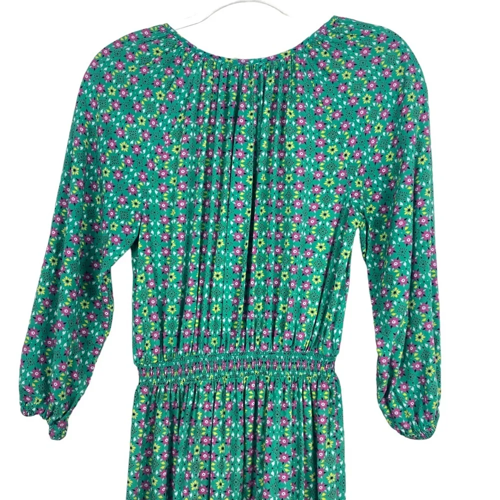 Matilda‎ Jane Age of Aquarius Size XS Prairie Dress Turquoise Colorful Floral - Image 8