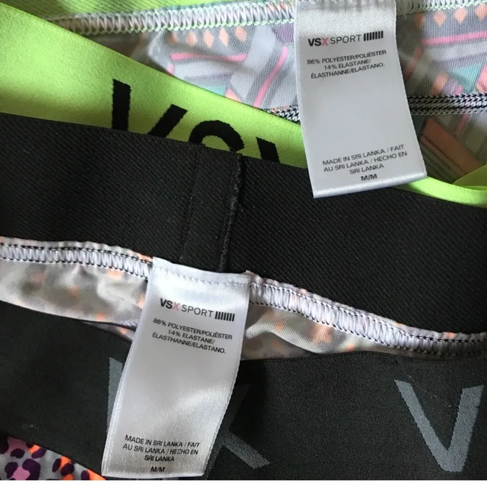 • Victorias Secret VSX • 2 Pairs Women’s Spandex Shorts Size M - Image 4