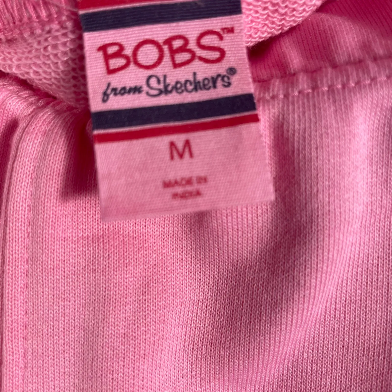 BOBS from Skechers Pink Ombre Sweatpants Size M Elastic Waist Lounge Joggers Size M - Image 5