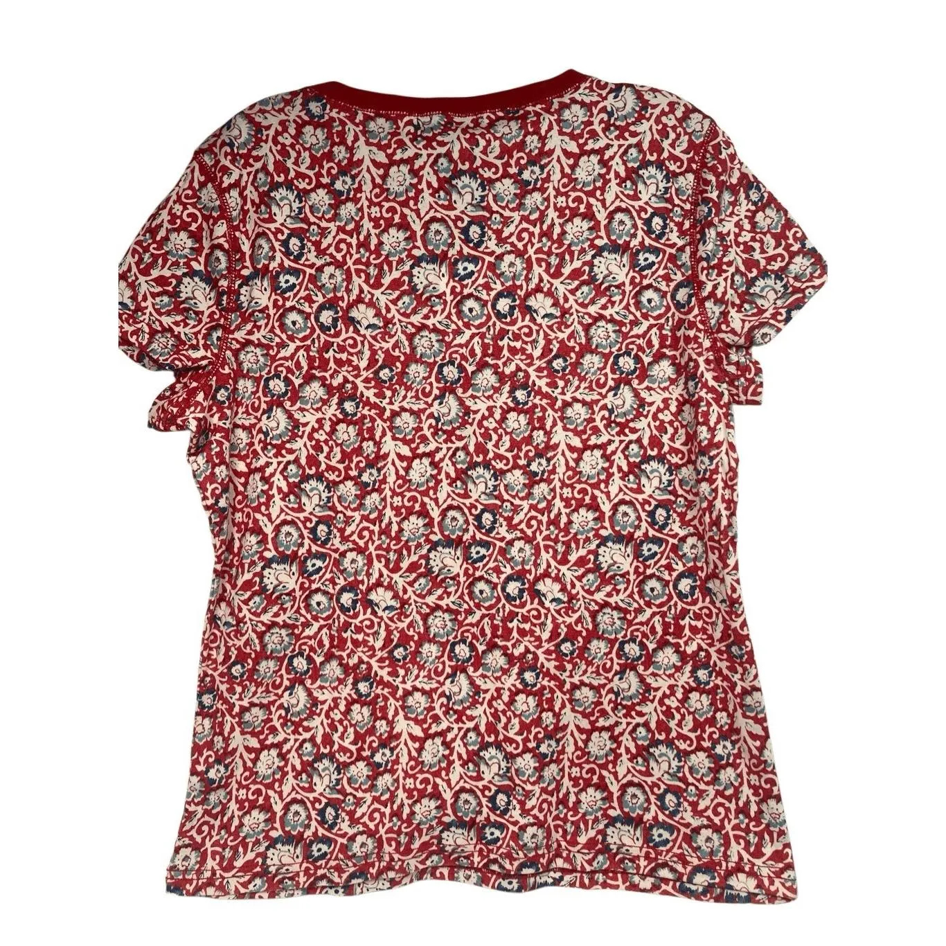 2 Chaps Casual Tops Red and‎ Blue XL - Image 4