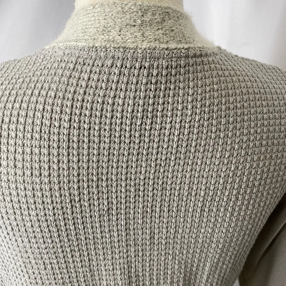 Logo by Lori Goldstein XXS cardigan sweater asymmetrical hem color block - Image 7