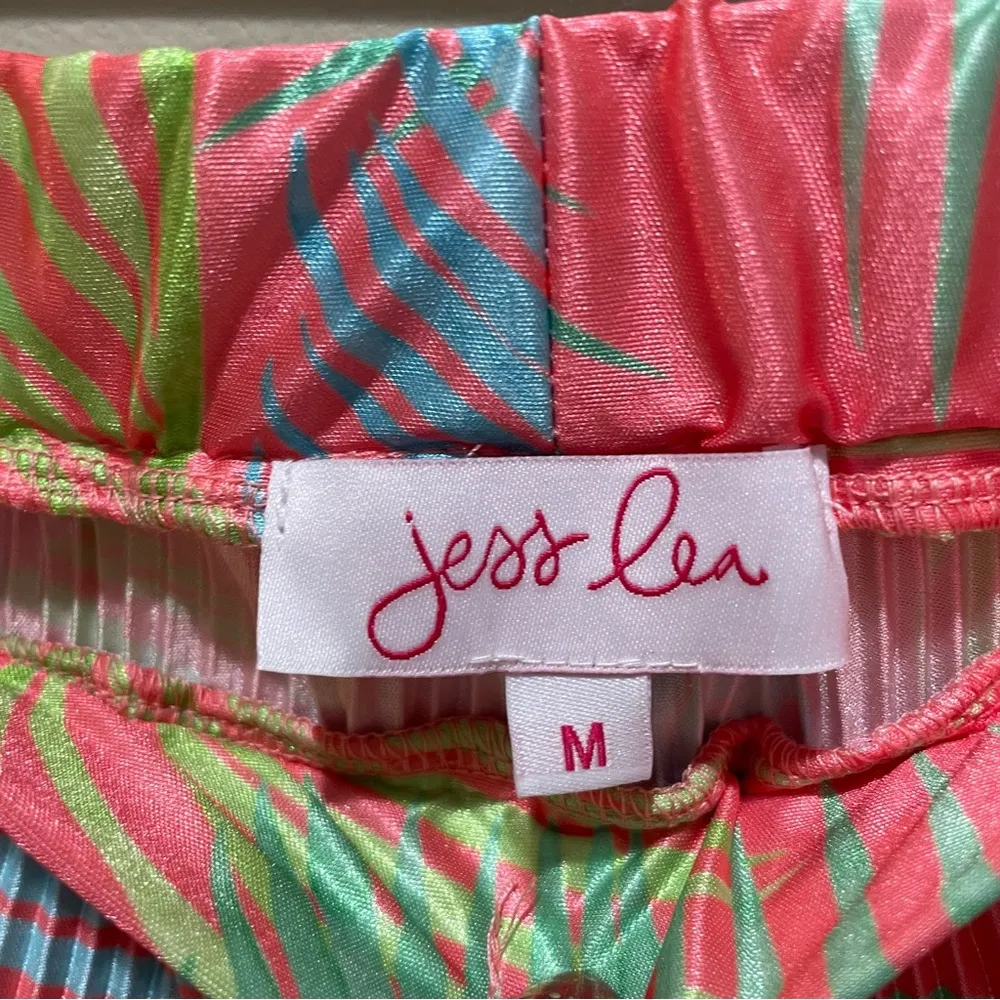 Jess Lea Malibu Sunset Pleated Set Pink and Green Multicolor Women’s Size Medium - Image 13