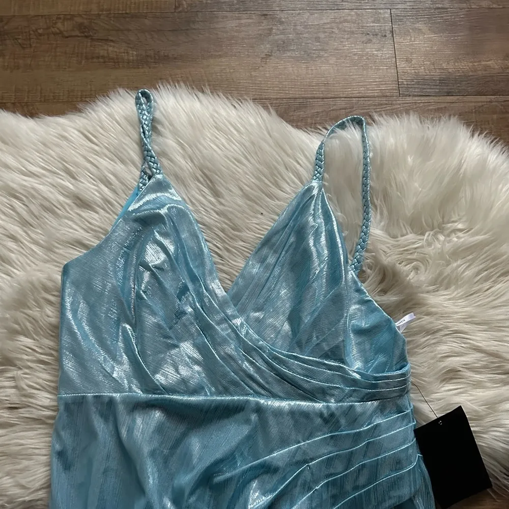 RETROFETE Yesi Dress In Blue Silver - Image 8