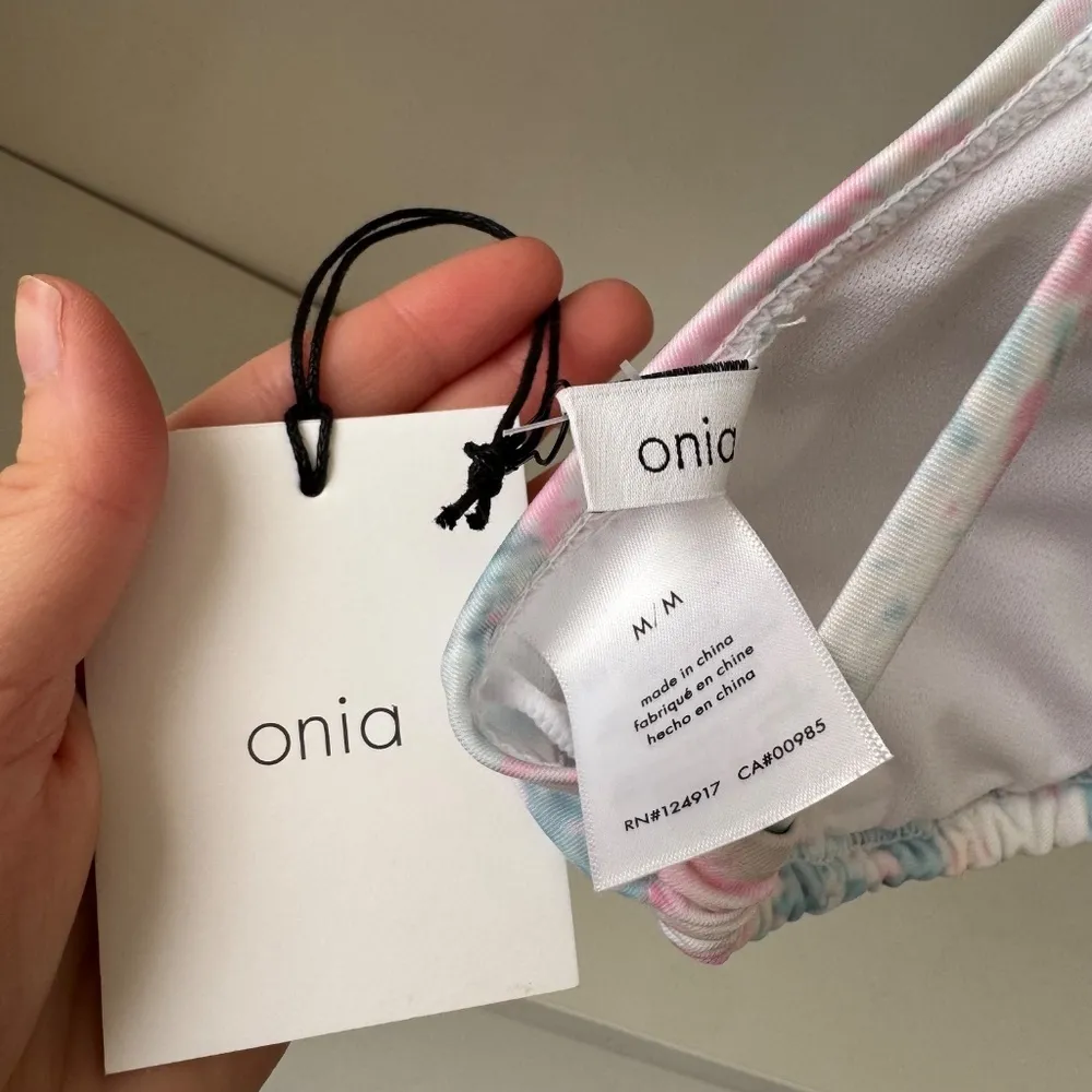 NWT ONIA Tie Dye Triangle Bikini Set - Image 7