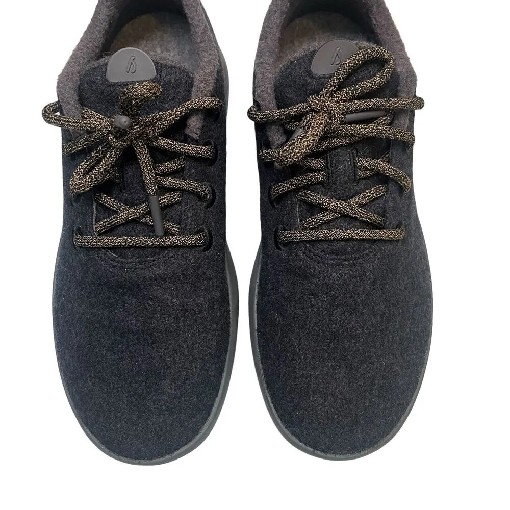 Allbirds Wool Runner Mizzles Casual Sneakers Black Merino Wool Women’s Size 11 - Image 3