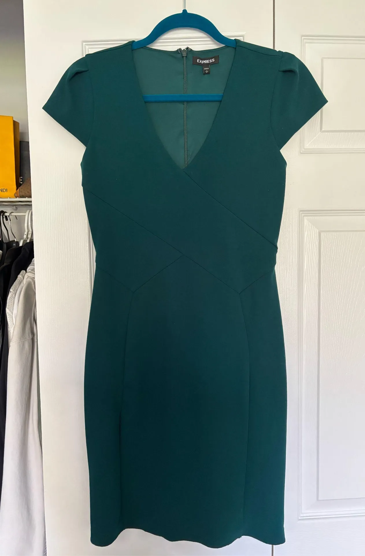Express Pencil Dress Green - $29 (70% Off Retail) - From Bella