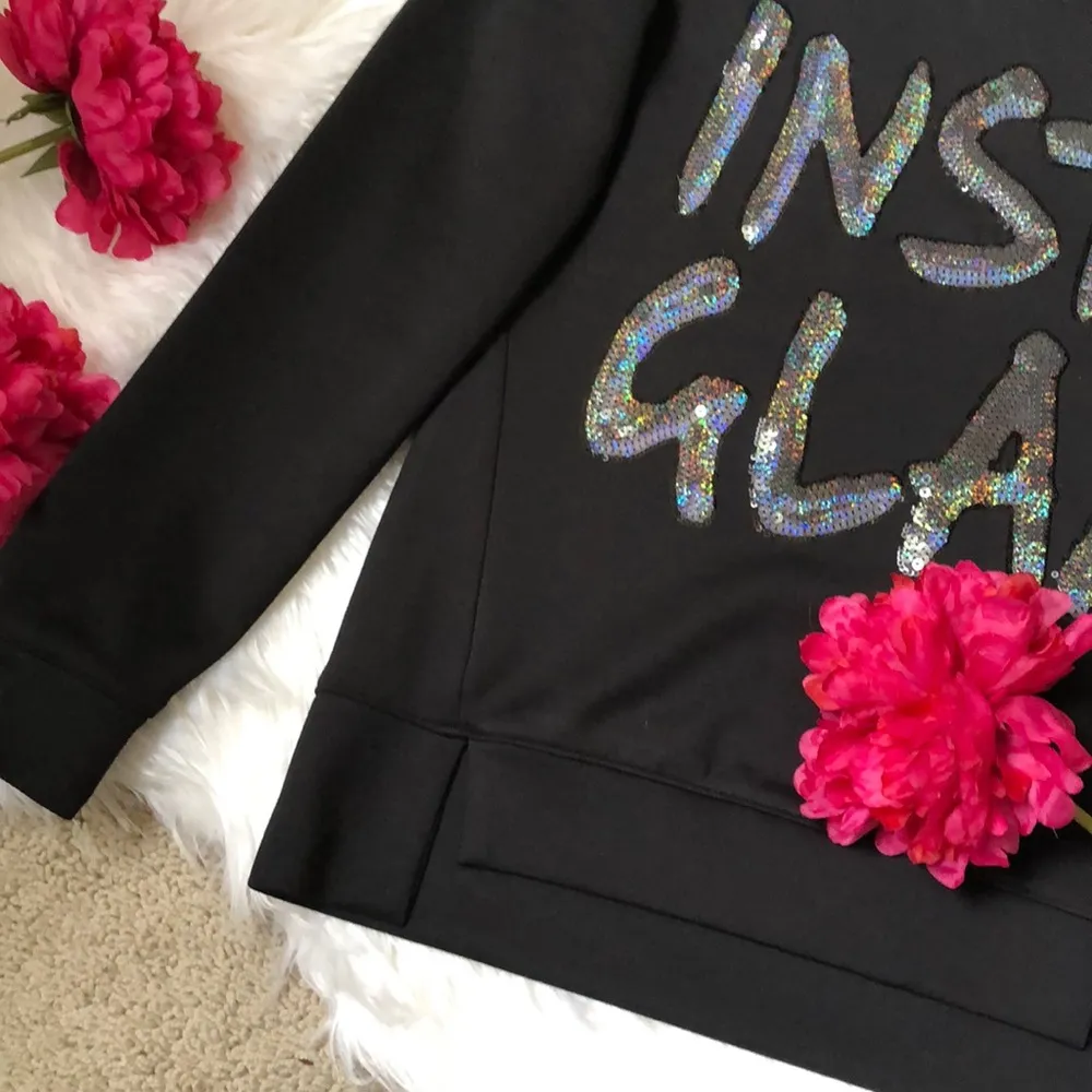 Juicy Couture Insta Glam Sequined Sweatshirt - Image 4