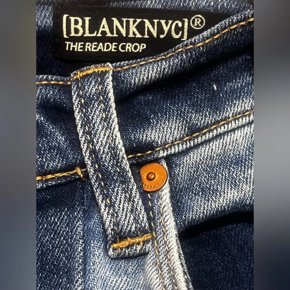 Blank NYC The READE Crop Patchwork  Jeans - Image 7