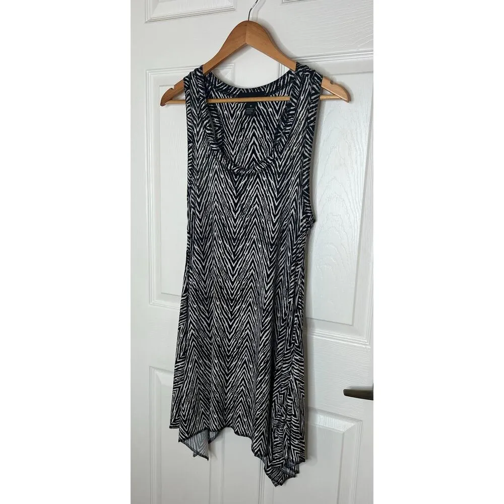 Isabella Rodriguez Women's Sleeveless Flowy Sun Dress Casual Pockets Size Medium - Image 3