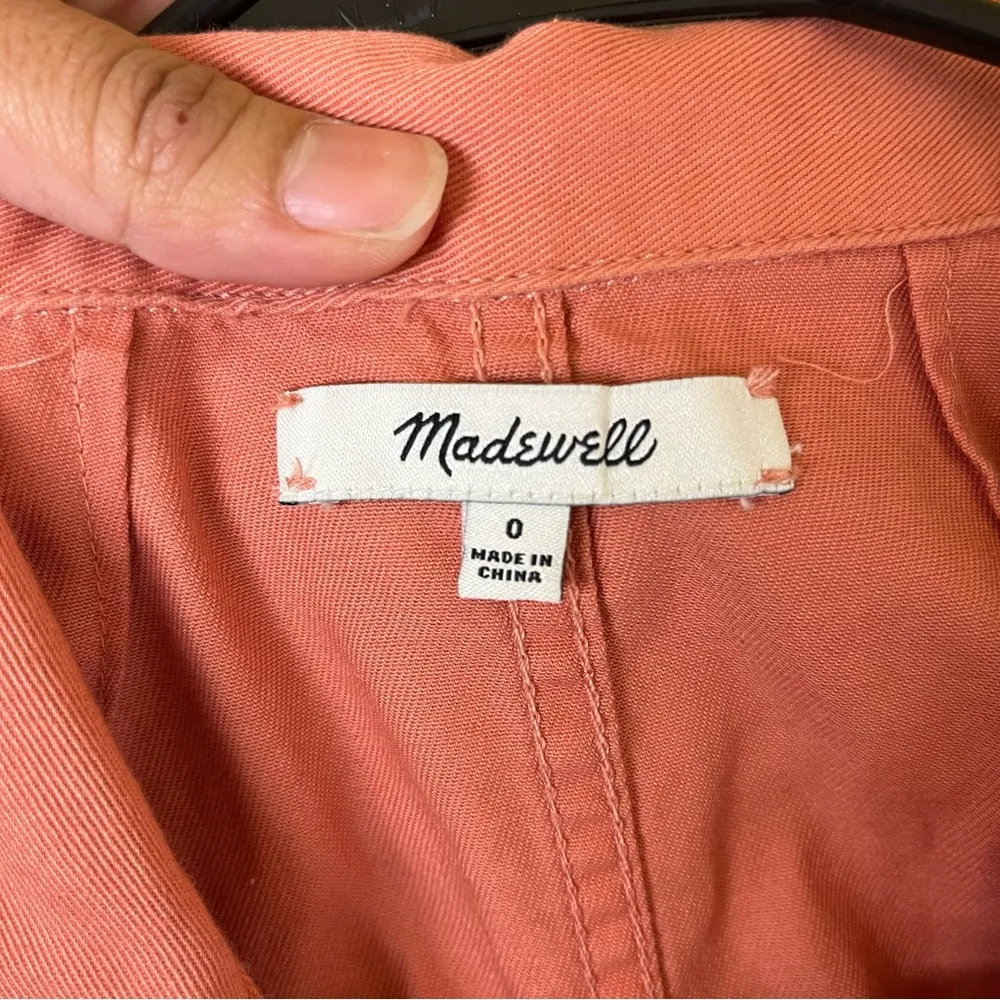 Madewell Wide-Leg Utility Jumpsuit in Dried Coral - Image 9