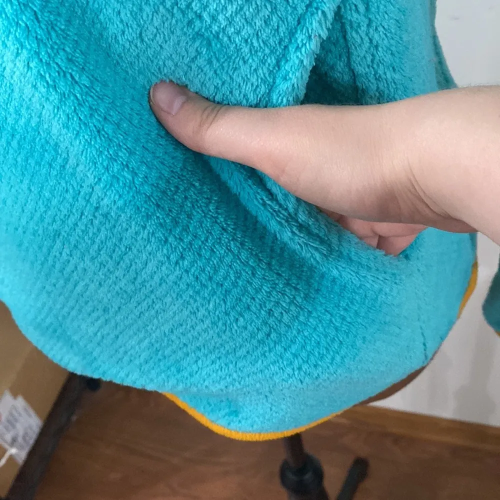 Patagonia Retool snap-T fleece pullover soft shell jacket turquoise orange sz XS - Image 11