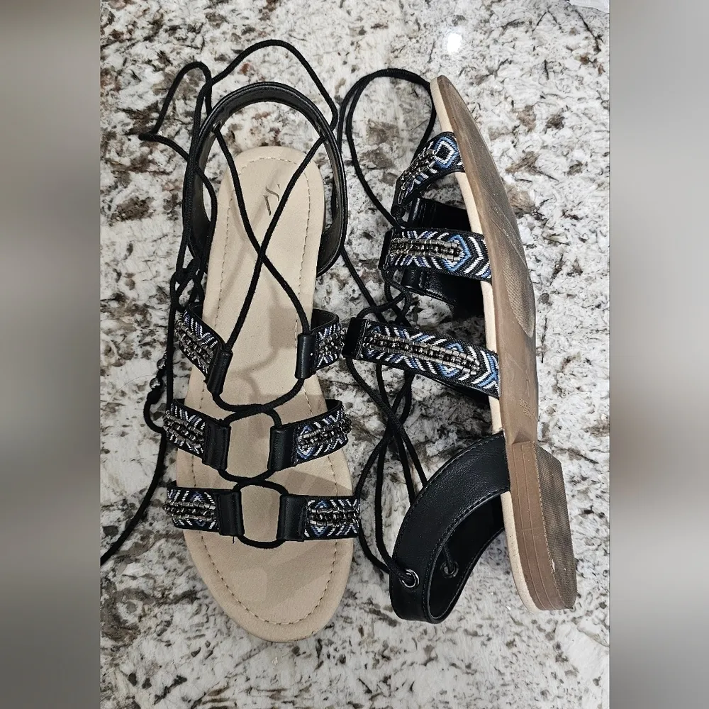 Simply Vera Vera Wang beaded gladiator sandals - Image 7